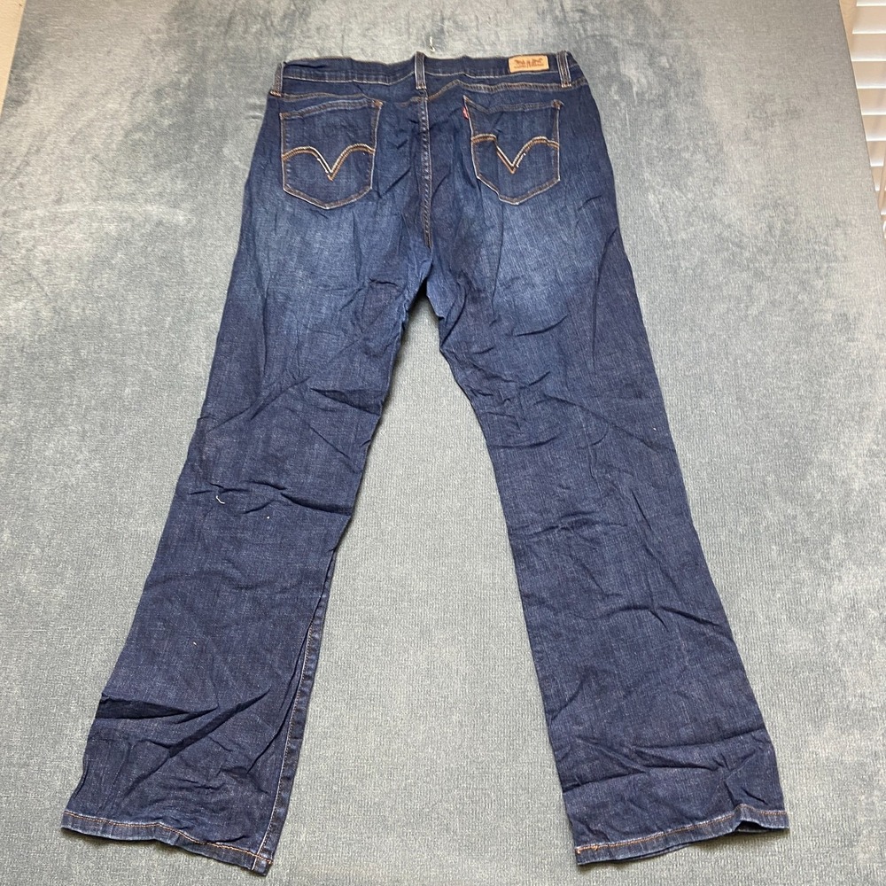 Y2K Levi's 529 Curvy Boot Cut Jeans Womens 16M Blue Denim Medium Wash Mid Rise